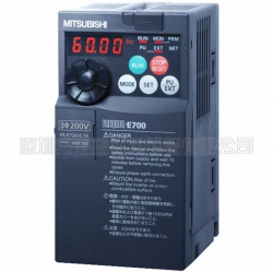 三菱變頻器FR-E720-0.1K日本原裝，電源三相220V,